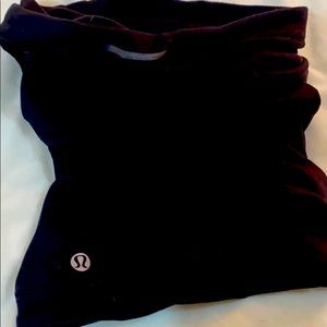 Lululemon neck gaiter, OS, black